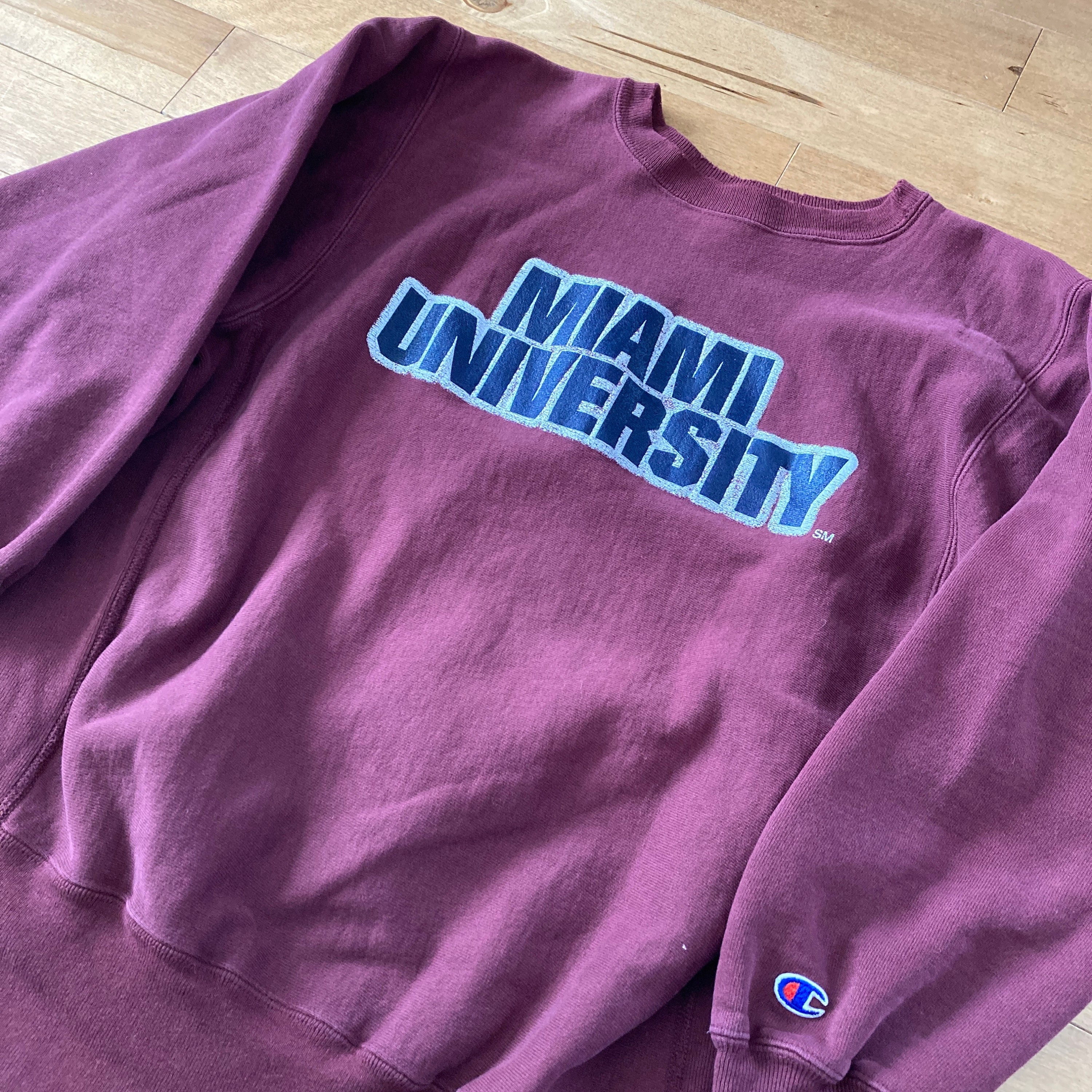 90年代ヴィンテージ マイアミ大学 チャンピオン リバースウィーブ 