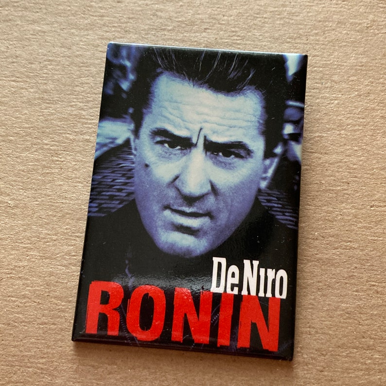 1998 Ronin Movie Promo Pin Back Button Vintage 1990s MGM Film Lapel Pin image 2
