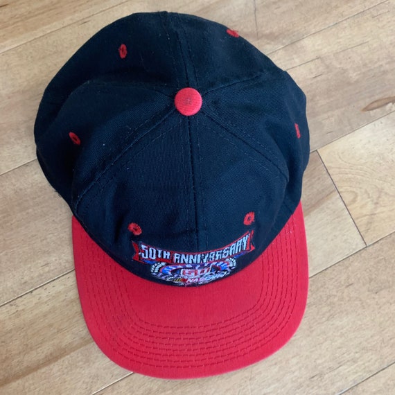1998 Vintage Nascar 50th Anniversary Hat 90s Made in … - Gem