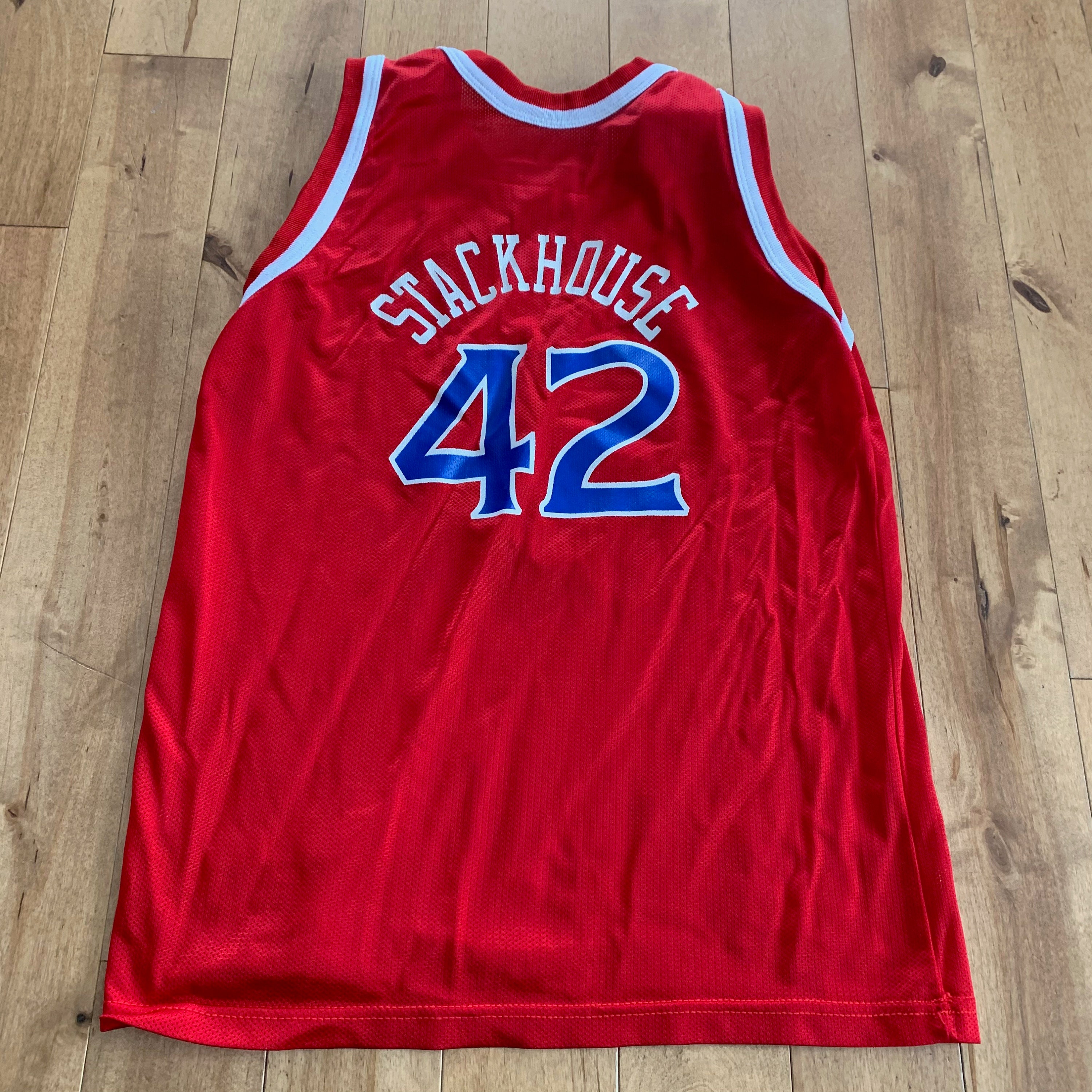 Vintage 76ers Jerry Stackhouse #42 Sixers Champion Jersey NBA Basketba –  Rare_Wear_Attire
