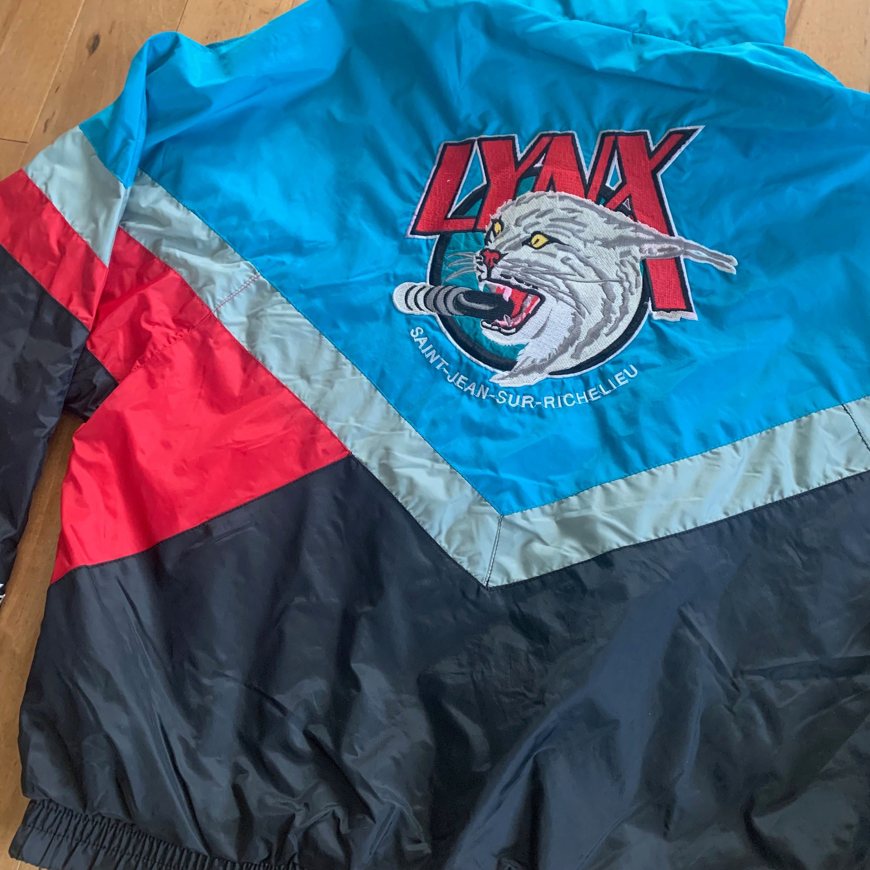 1990s Saint-jean Lynx Windbreaker Vintage New Face