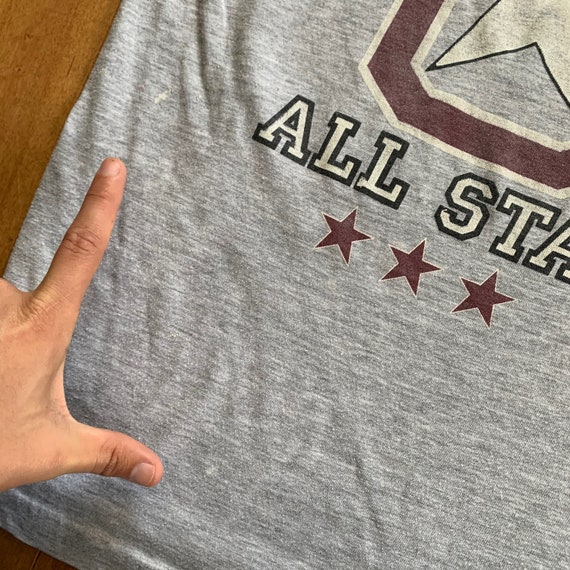 90s Converse All Star T-shirt Vintage 1990s Made … - image 6