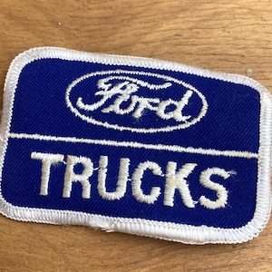 Insigne de voiture automobile Ford Trucks vintage des années 1980 brodé