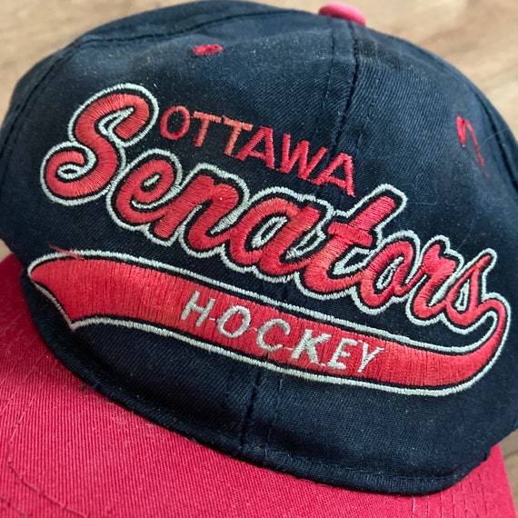 Vintage Ottawa Senators Sports Specialties Script Snapback Hat Cap OSFA 90s  NHL