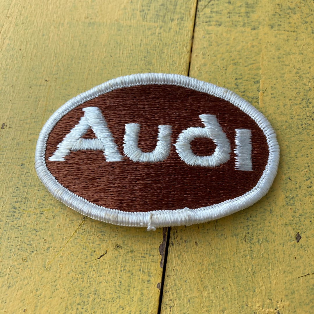 1980s Vintage Audi Embroidered Patch German Luxury Car Automotive Badge ...