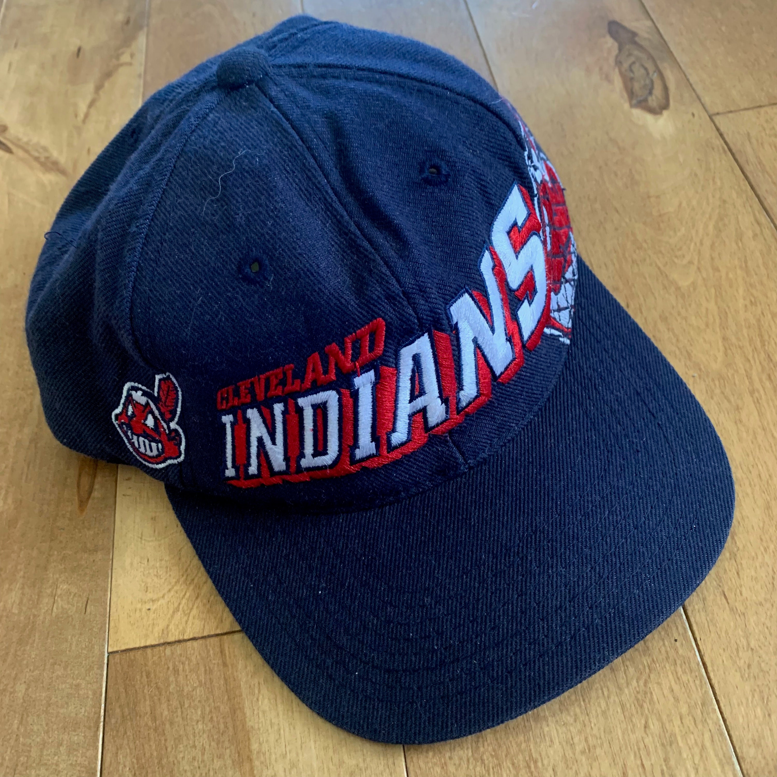 1990s Cleveland Indians Sports Specialties Shadow Snapback