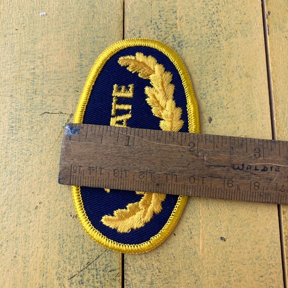 1980s Vintage First Mate Embroidered Patch Navy Naval… - Gem