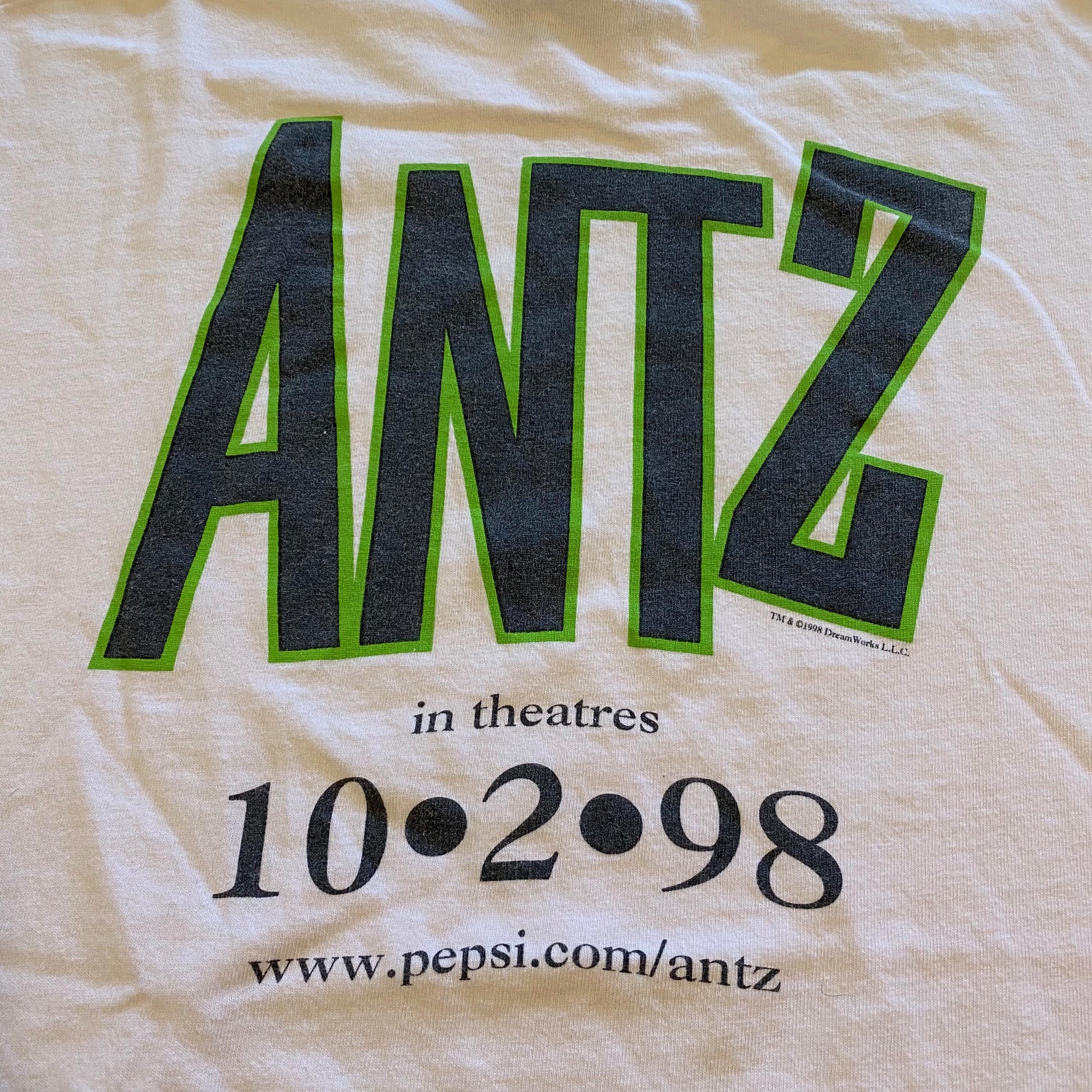 1990s Antz Dreamworks Movie Promo T-shirt Vintage Sylvester 