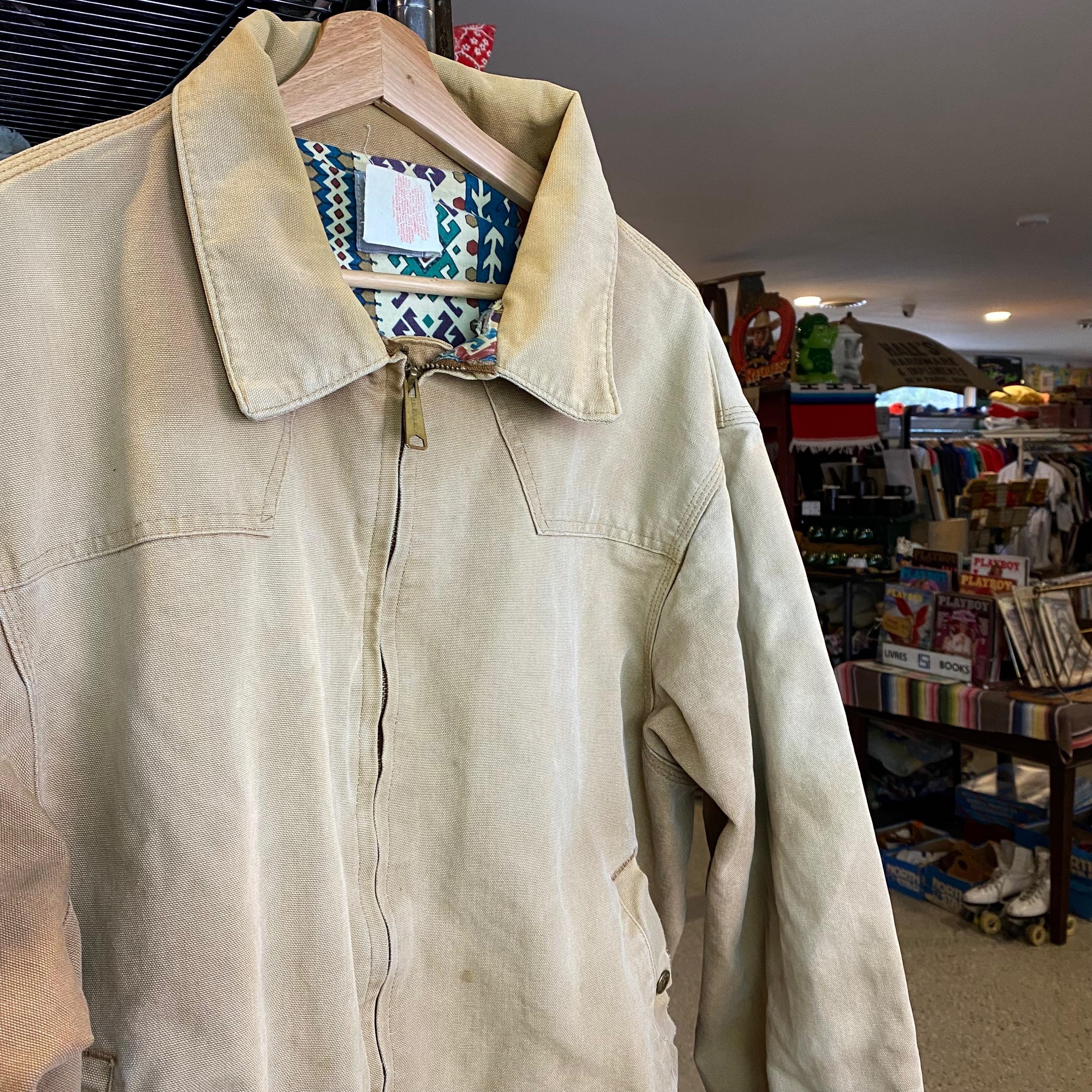 ヴィンテージ66年USエアフォース Cadet Jacket 46R 1990s Vintage CARHARTT JS1106 Santa Fe Bomber Jacket Beige