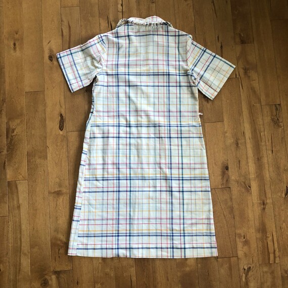 60s Sears Zip and Dash House Dress Vintage 1960s Made in USA
