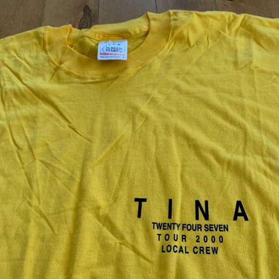 FRUIT OF THE LOOM / Vintag/00s/TINA TURNER/2000 TOUR TEE/Tシャツ/SIZE:XL/コットン/WHT 2000 Tina Turner Twenty Four Seven Tour Tee Vintage Screen Stars