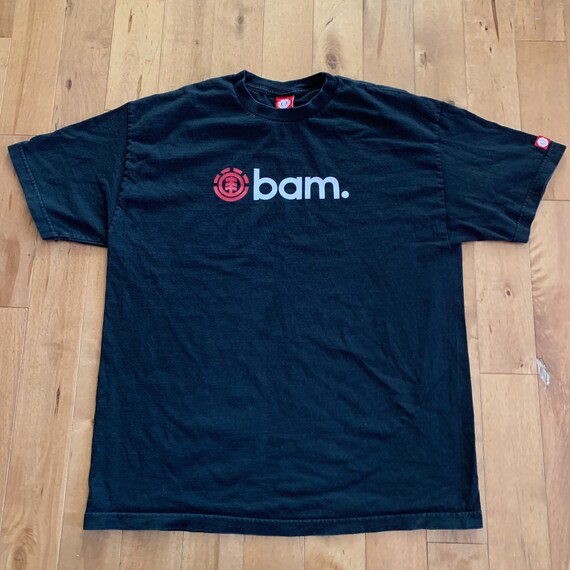 Vintage BAM Element for Life Skateboarding T-shirt