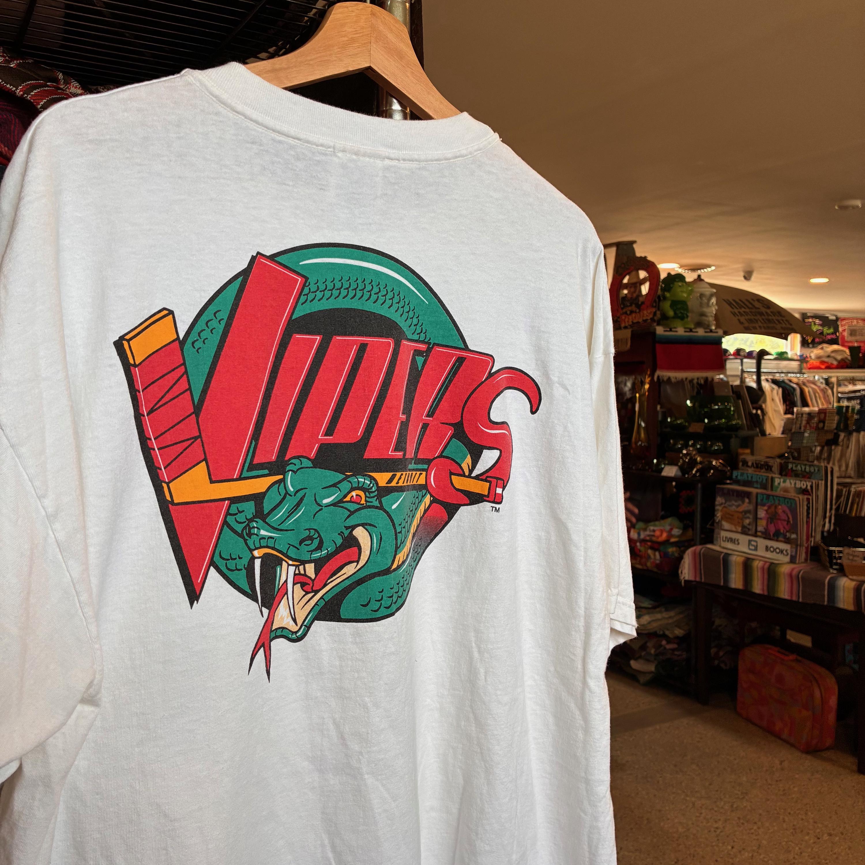 1990s Vintage DETROIT VIPERS T-shirt International Hockey League
