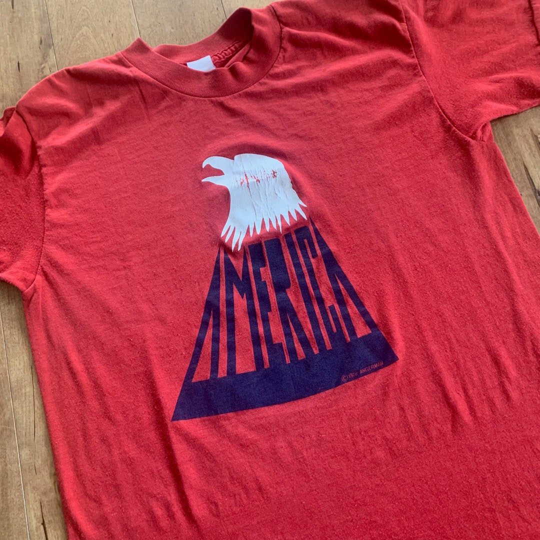 1978 America Band Tshirt Vintage 1970s XS Single Stitch Music Etsy