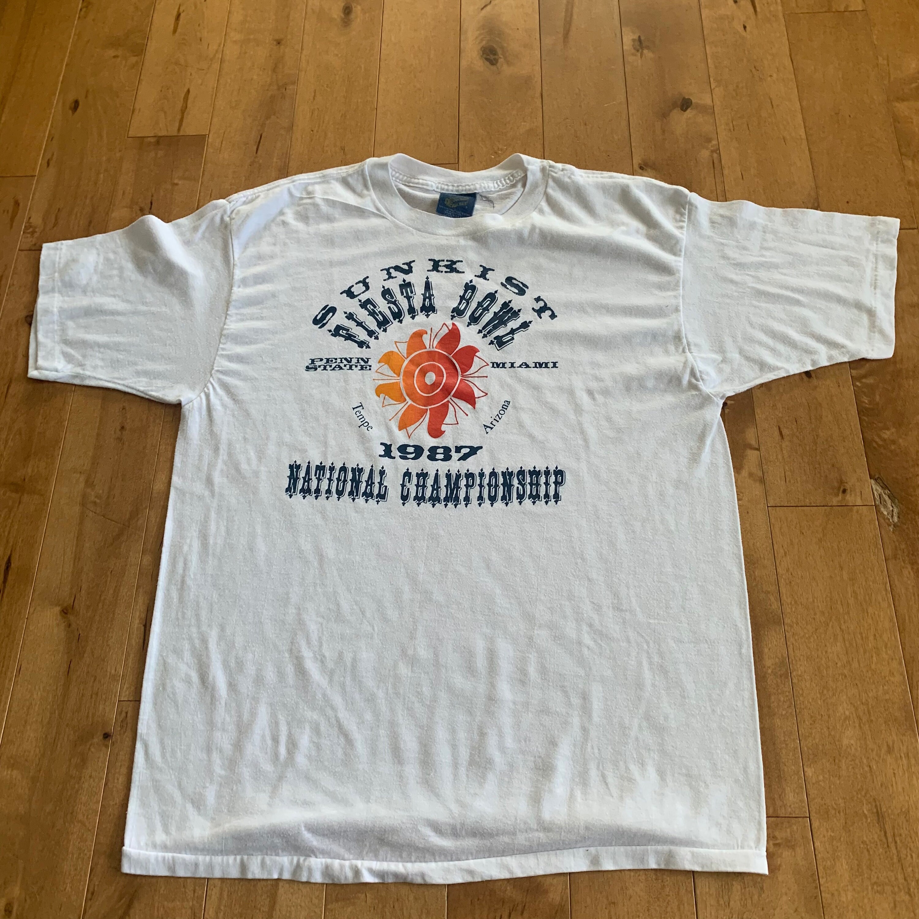 Vintage 1989 Sunkist Fiesta Bowl Notre Dame West Virginia