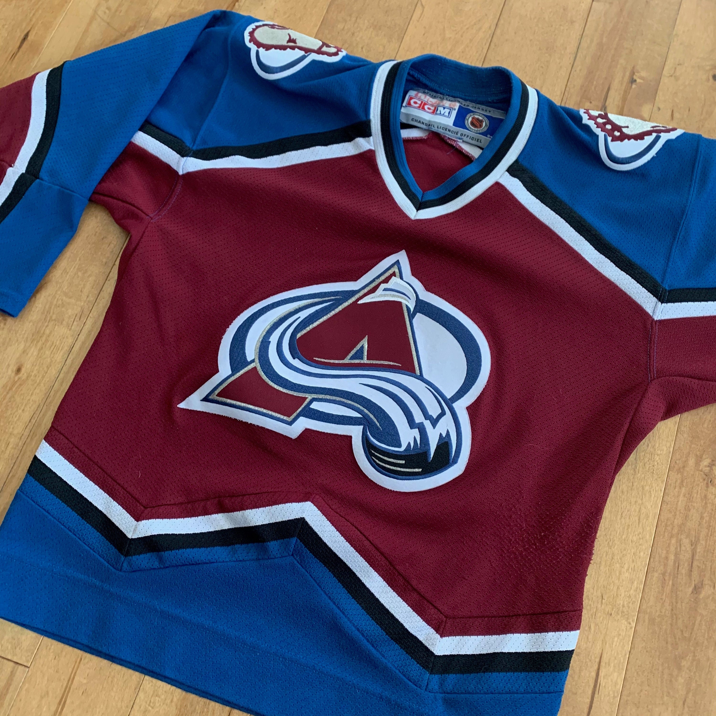 Lot Detail - 1990s Patrick Roy Colorado Avalanche Game-Used Jersey