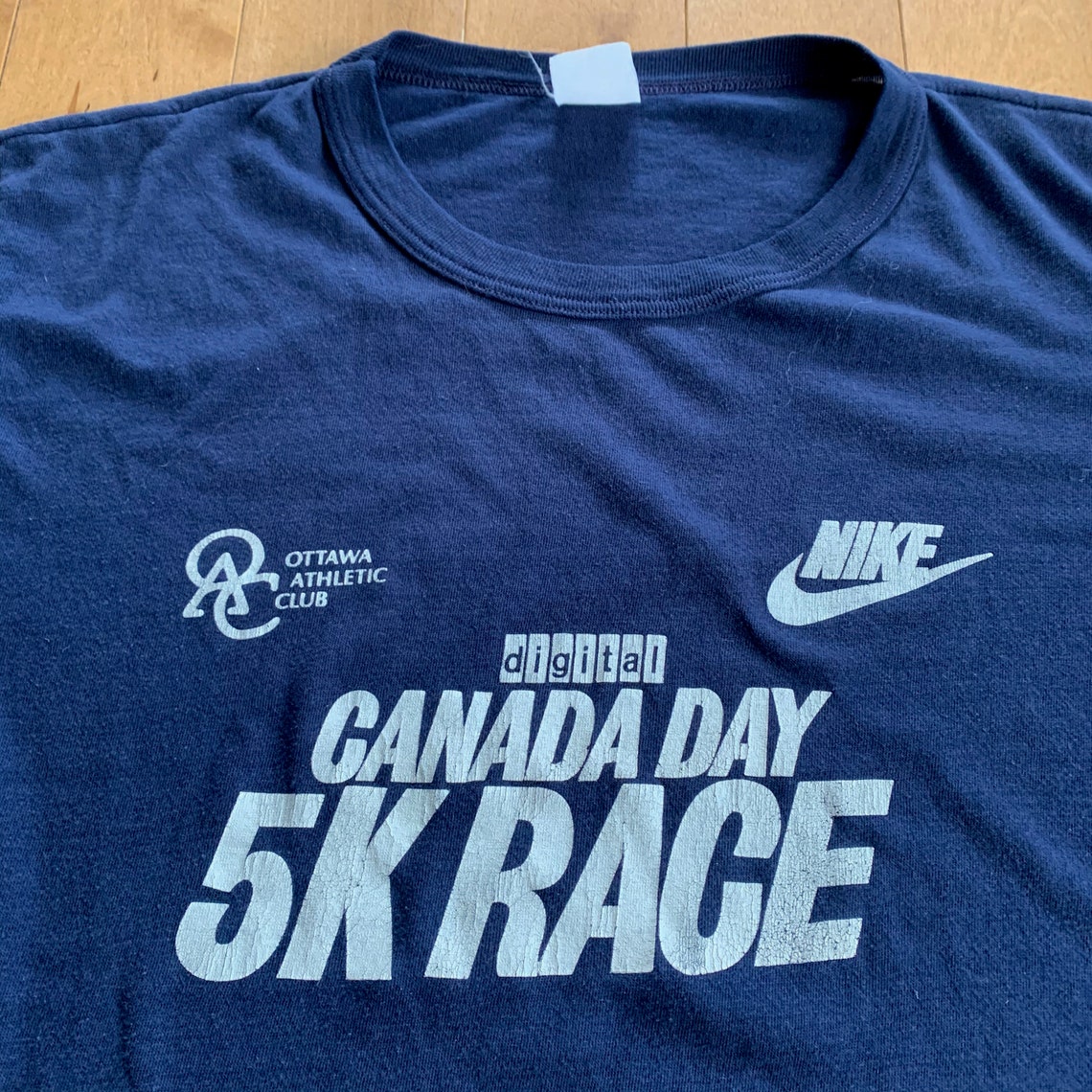 80s Canada Day 5K Race Ottawa Athletic Club Tshirt Vintage Etsy