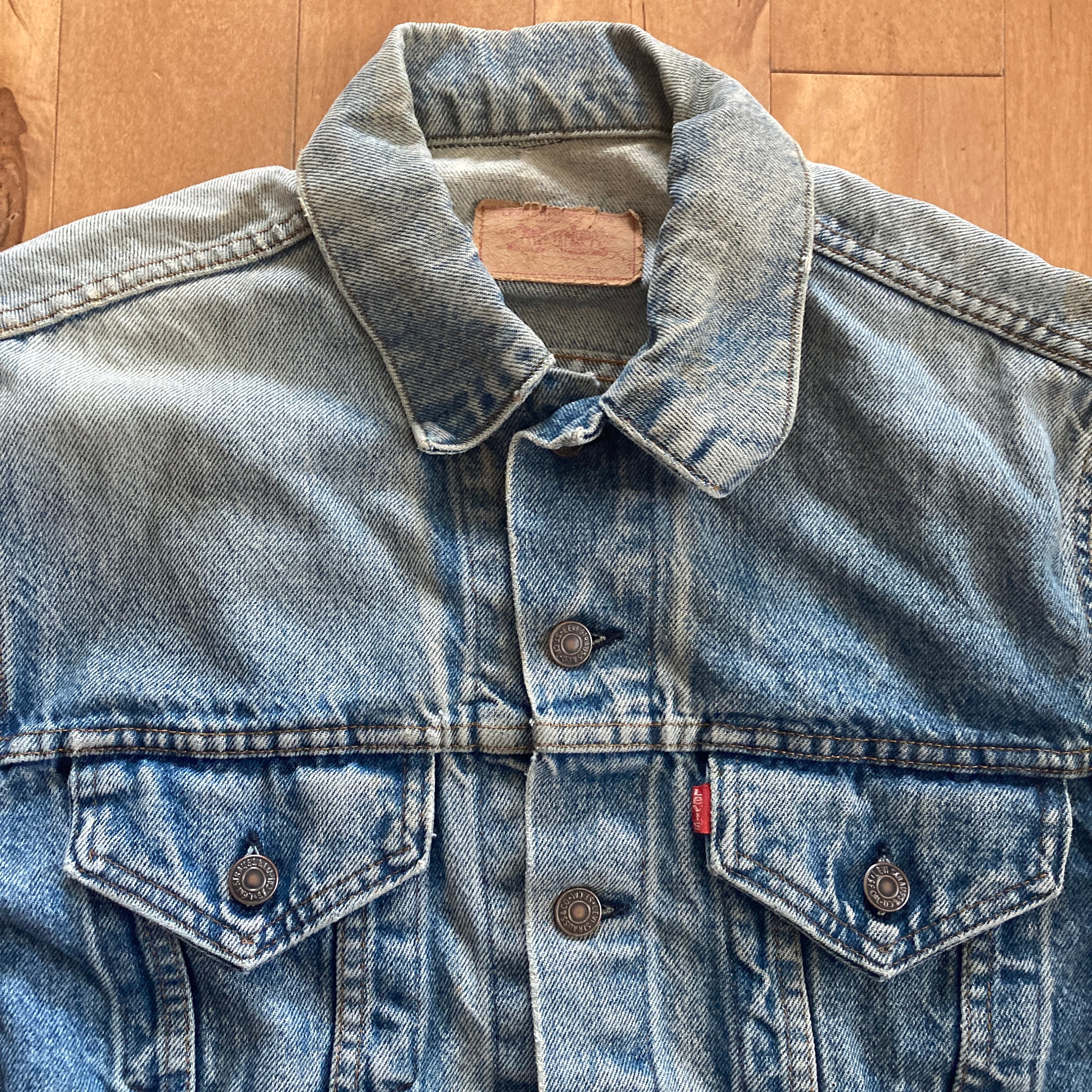 ジャケット・アウター 80's Levi's Denim Jacket Levis Vintage Denim Jacket USA Made 80's Blue Fade Wash Mens