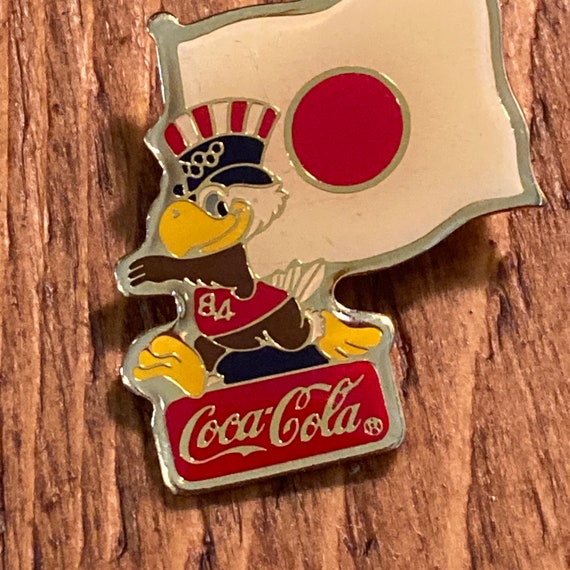 1984 Coca Cola USA Summer Olympics Souvenir Ename… - image 2