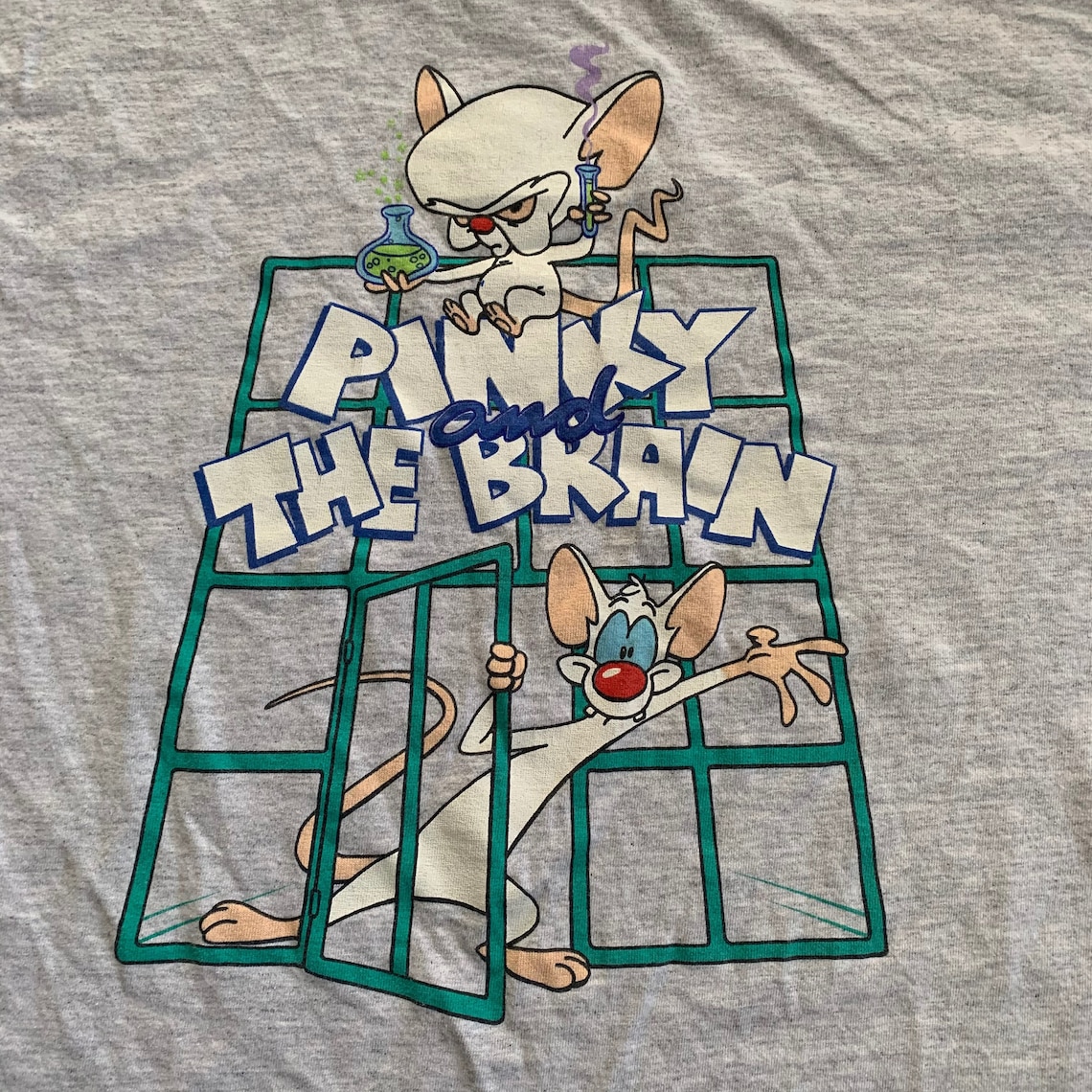 1993 Pinky and the Brain TV Show Promo T-shirt Vintage 1990s | Etsy