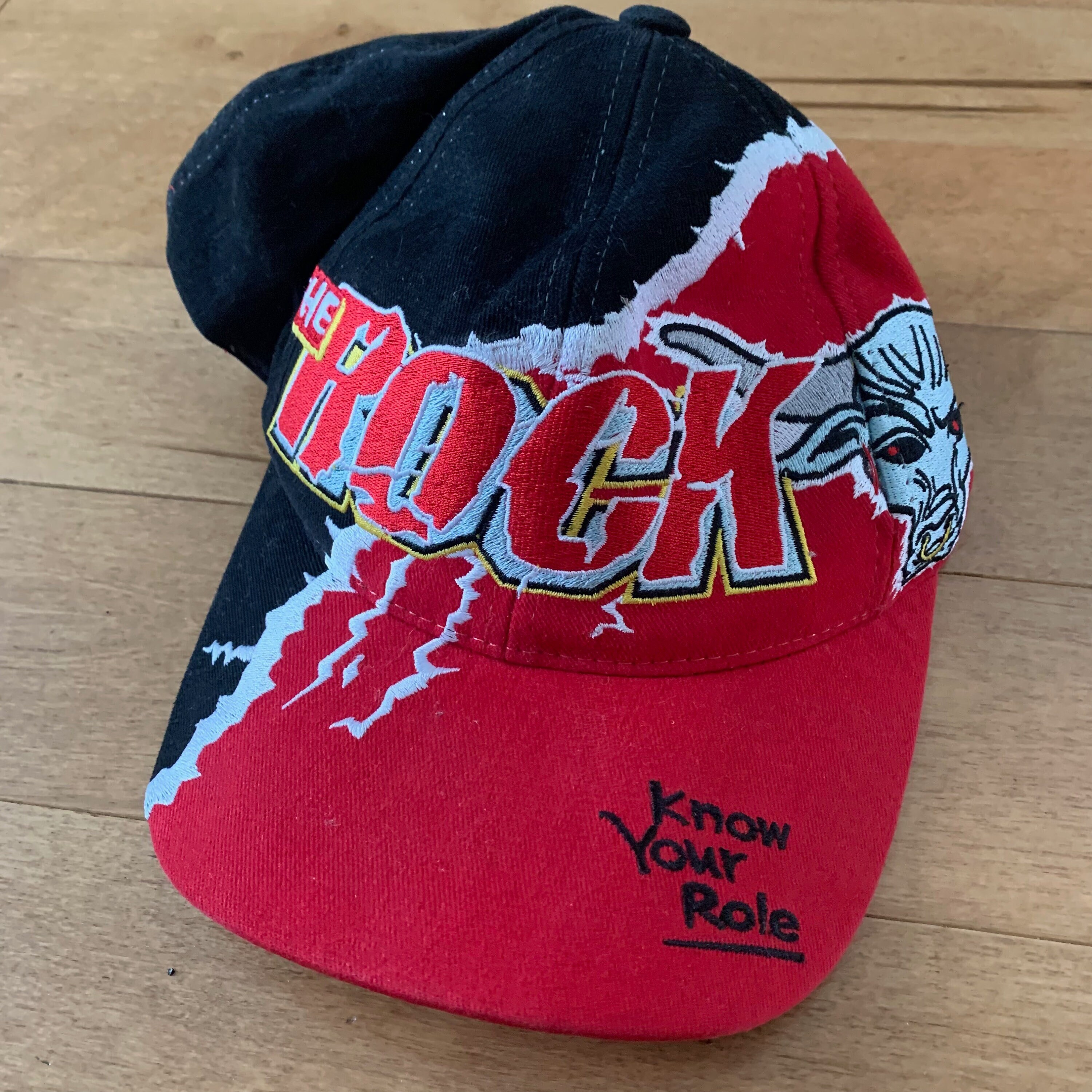 1999 Dwayne The Rock Johnson Wrestling Snapback Hat Vintage | Etsy