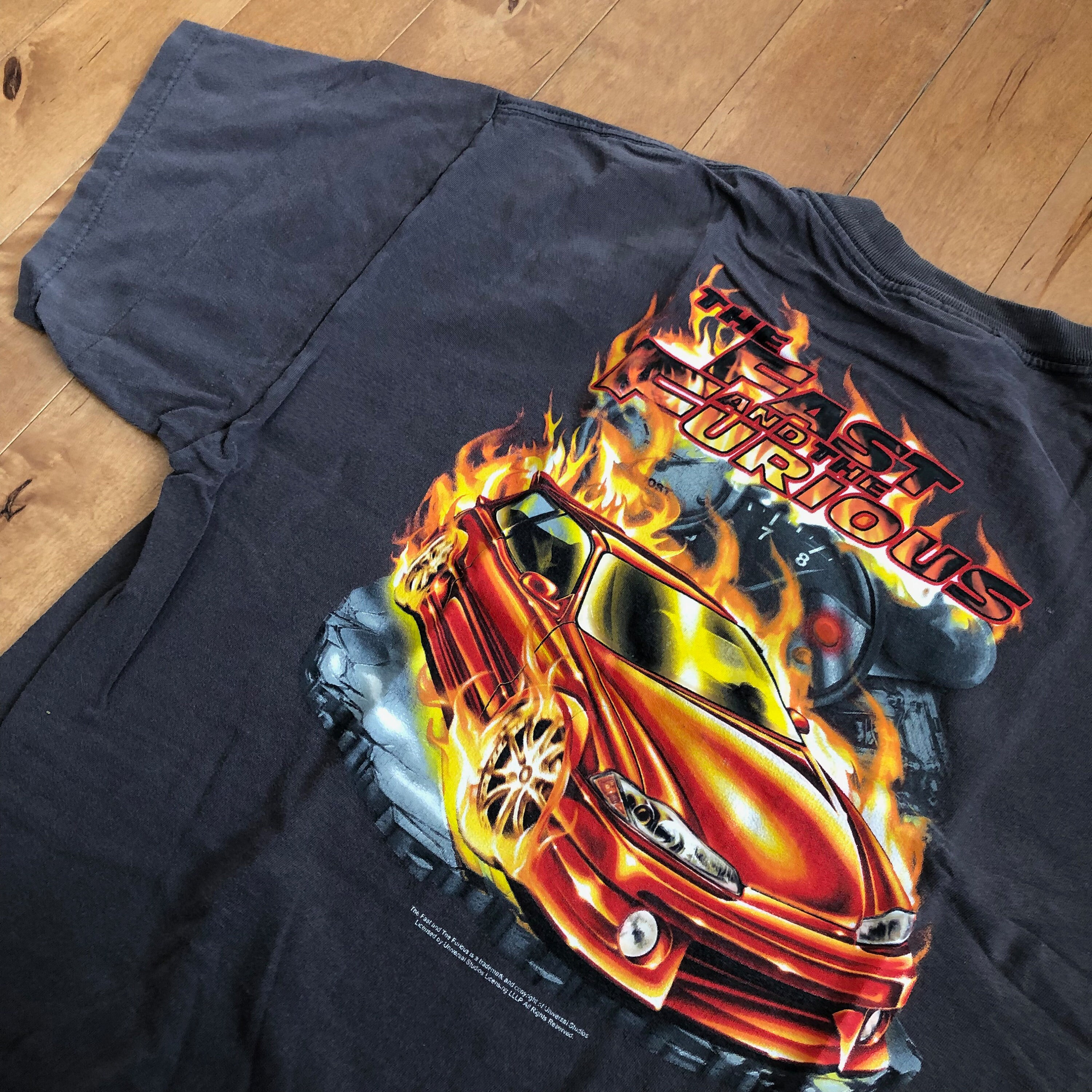 2001 The Fast and the Furious T shirt Vintage Vroege jaren 2000