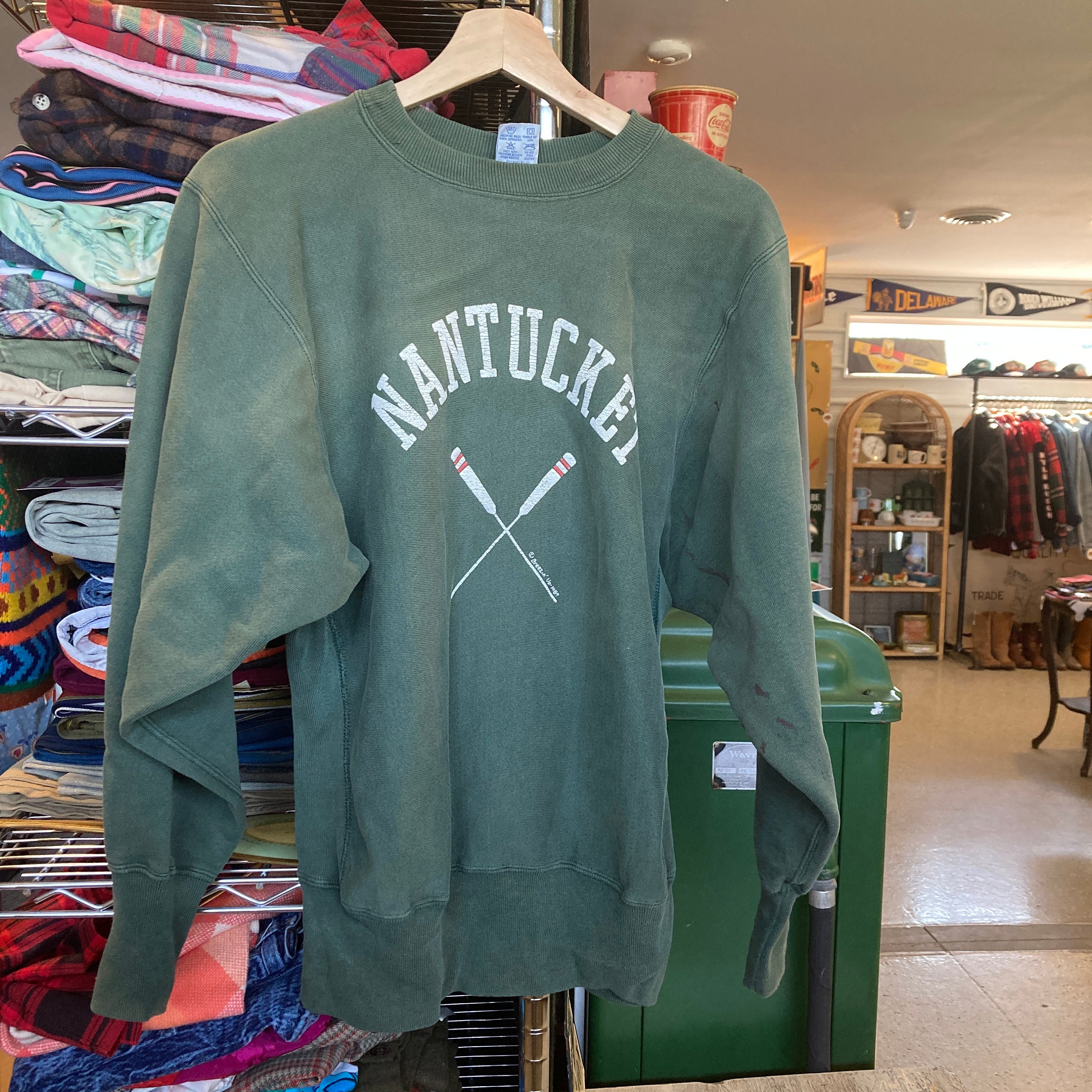 【PRENDA】97 STAR VINTAGE CRACK LOGO SLUB RAGLAN TEE /追跡付 97 STAR VINTAGE CRACK LOGO SLUB RAGLAN TEE WHITE - 감도 깊은