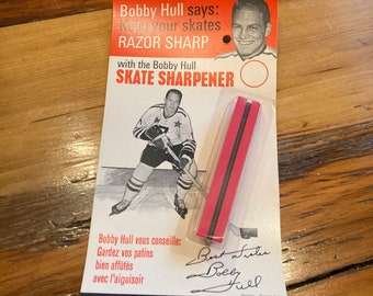1960s Bobby Hull Skate Sharpener, Vintage Hockey Memorabilia