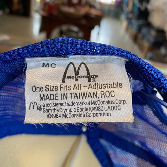 ARCHIVE COLLECTION 1984 OLYMPIC McDonald's SAM EAGLE CAP