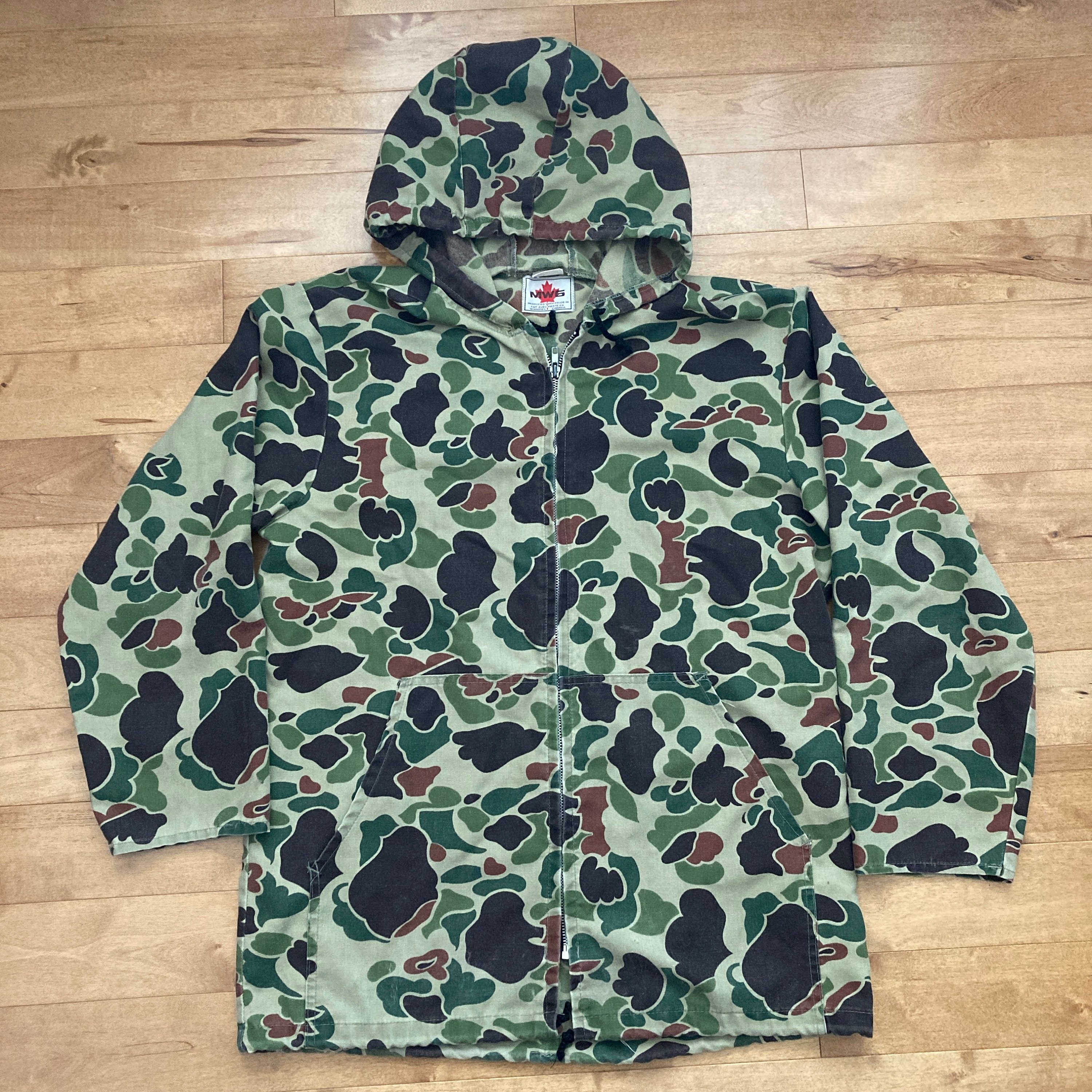 80s Camouflage Lightweight Hooded 
