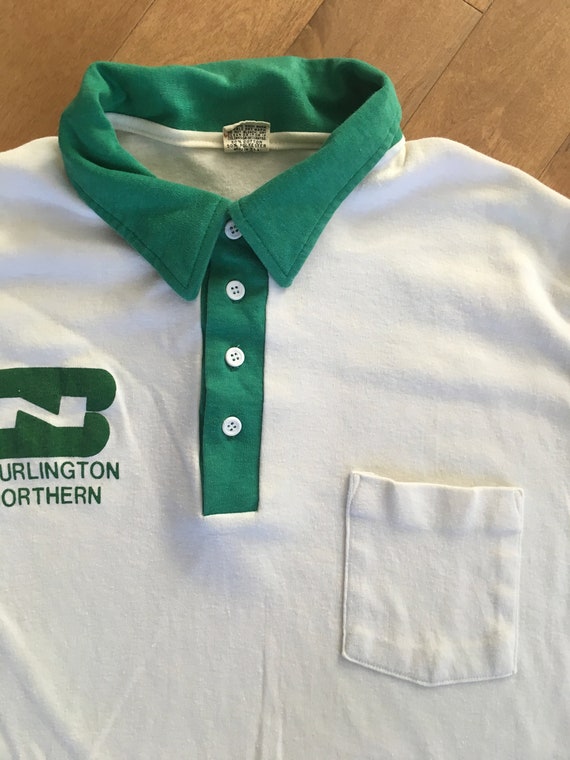 Vintage 1970s Burlington Northern Railroad Unifor… - image 4