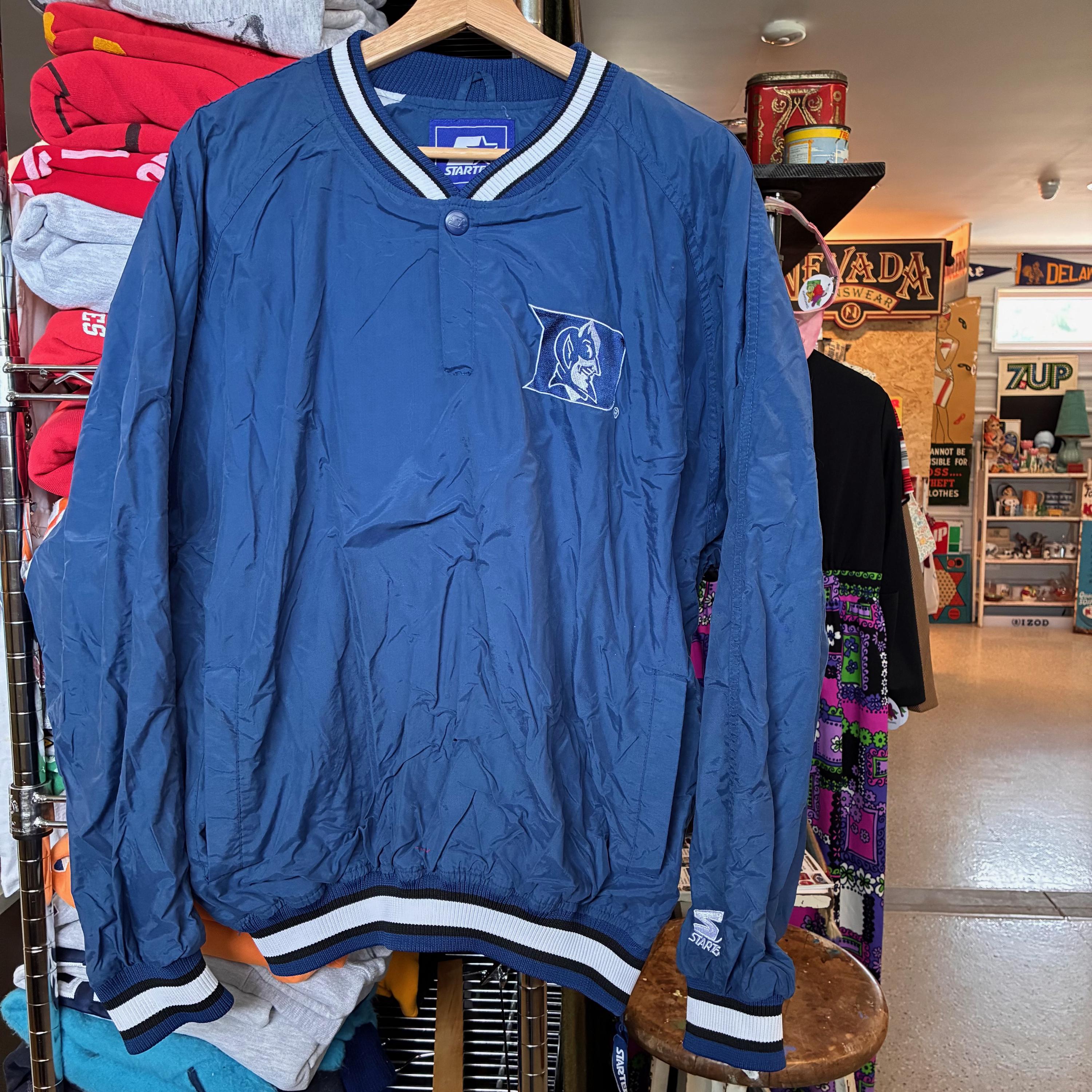 1990s Vintage Duke University BLUE DEVILS Jacket Starter NCAA 