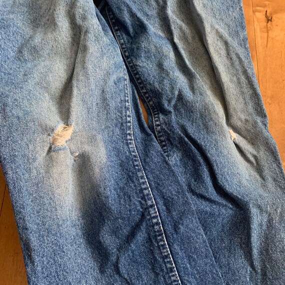 80s Lee Genuine Jeans Faded Vintage 1980s Union M… - image 4