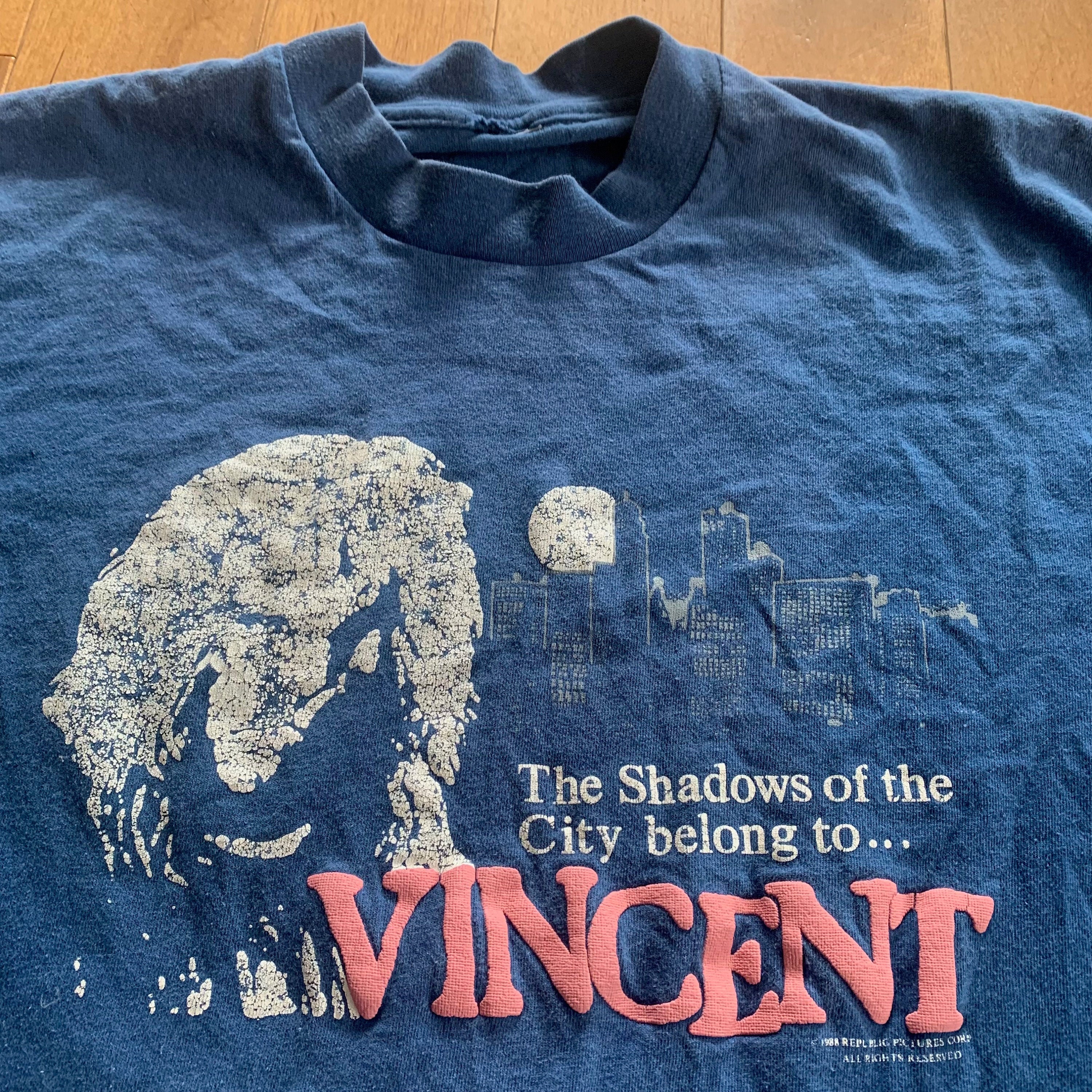 1988 Beauty and the Beast TV Show Promo T-shirt Vintage