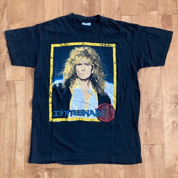 1990s Whitesnake David Coverdale Tour Tee Vintage Brockum Made in