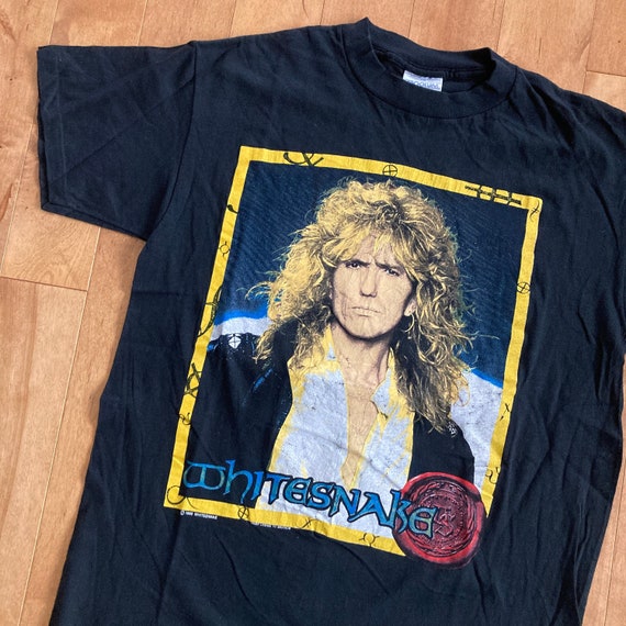 ホワイト・スネイク Whitesnake Tシャツ 1990 L Brockum