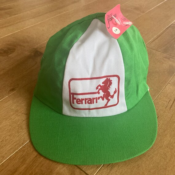 60s Deadstock Ferrari Kids Baseball Cap 