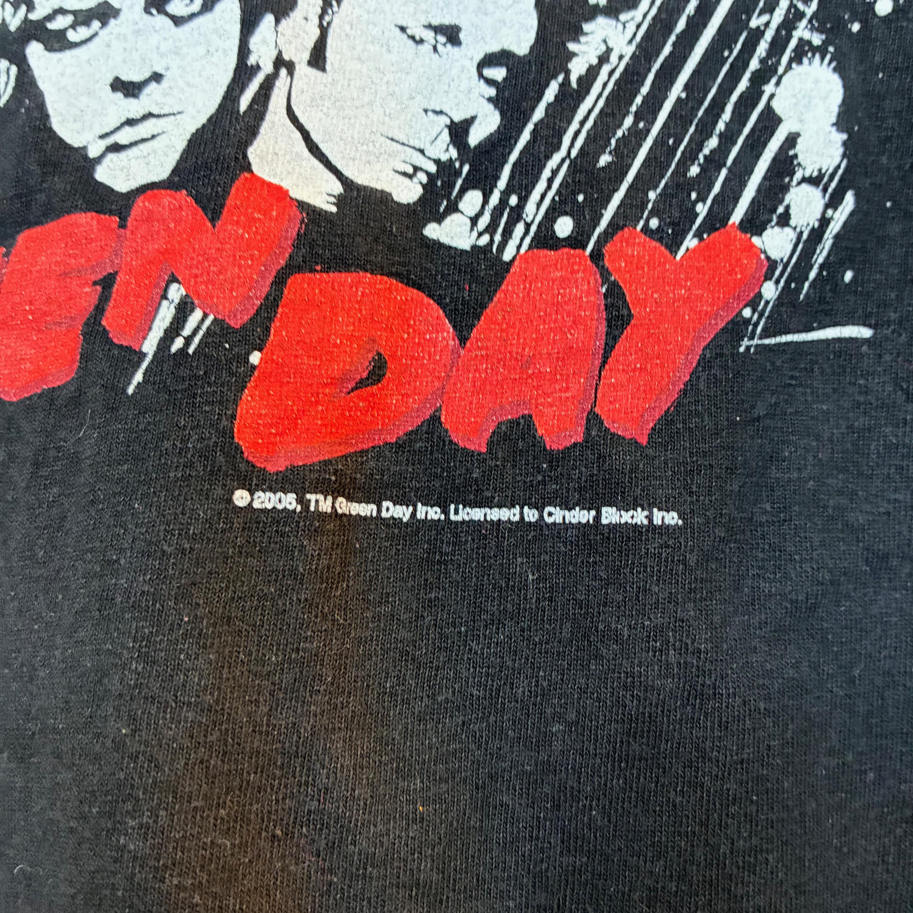 2000s GREEN DAY Band T-shirt Y2K Pop Punk Music Graphic Tee Sin