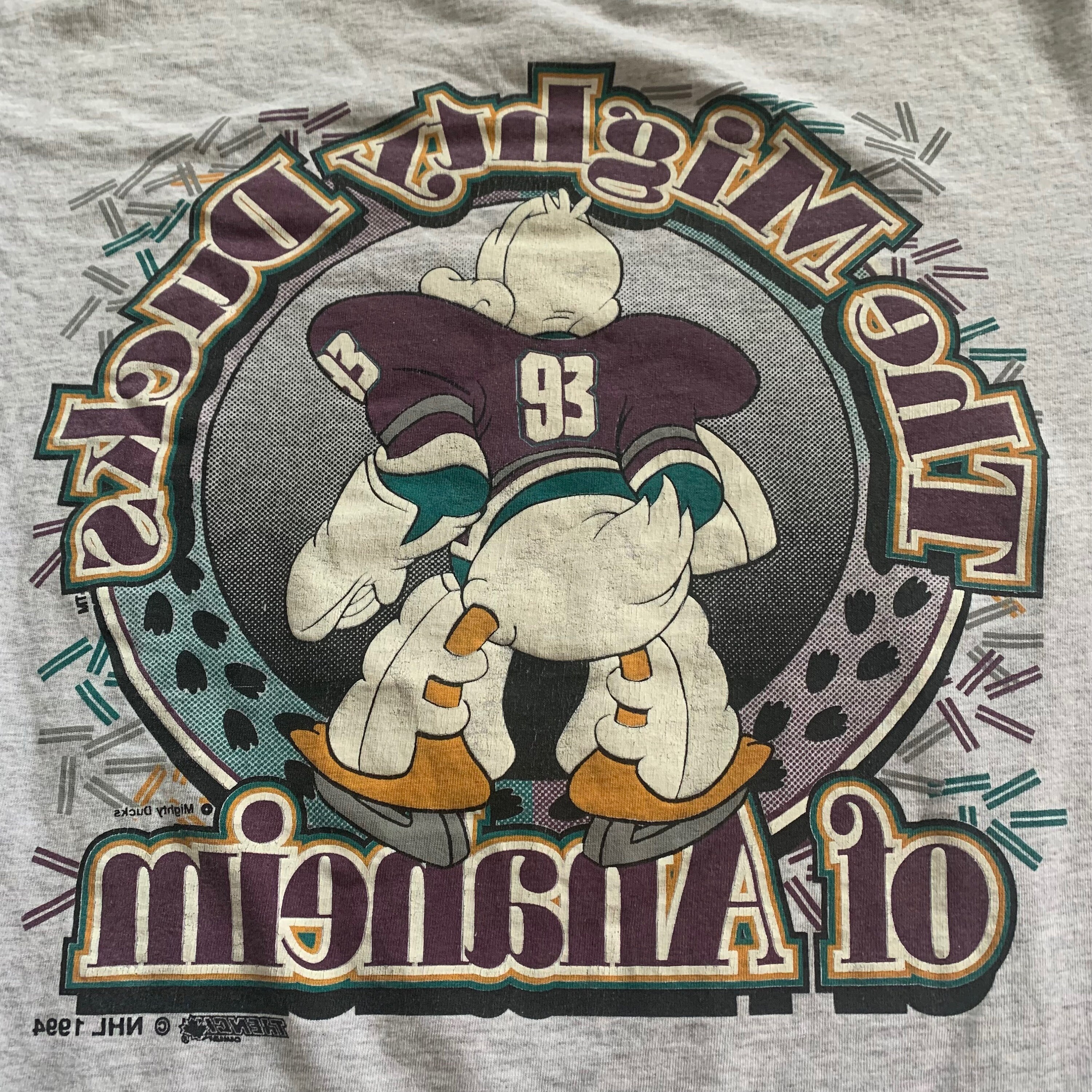 Vintage NHL (Trench) - Mighty Ducks of Anaheim T-Shirt 1994 Large