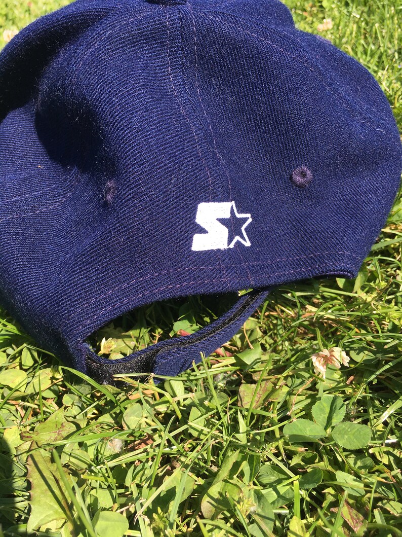 MDA Halifax Starter Hat Embroidered Blue and White Velcro Etsy