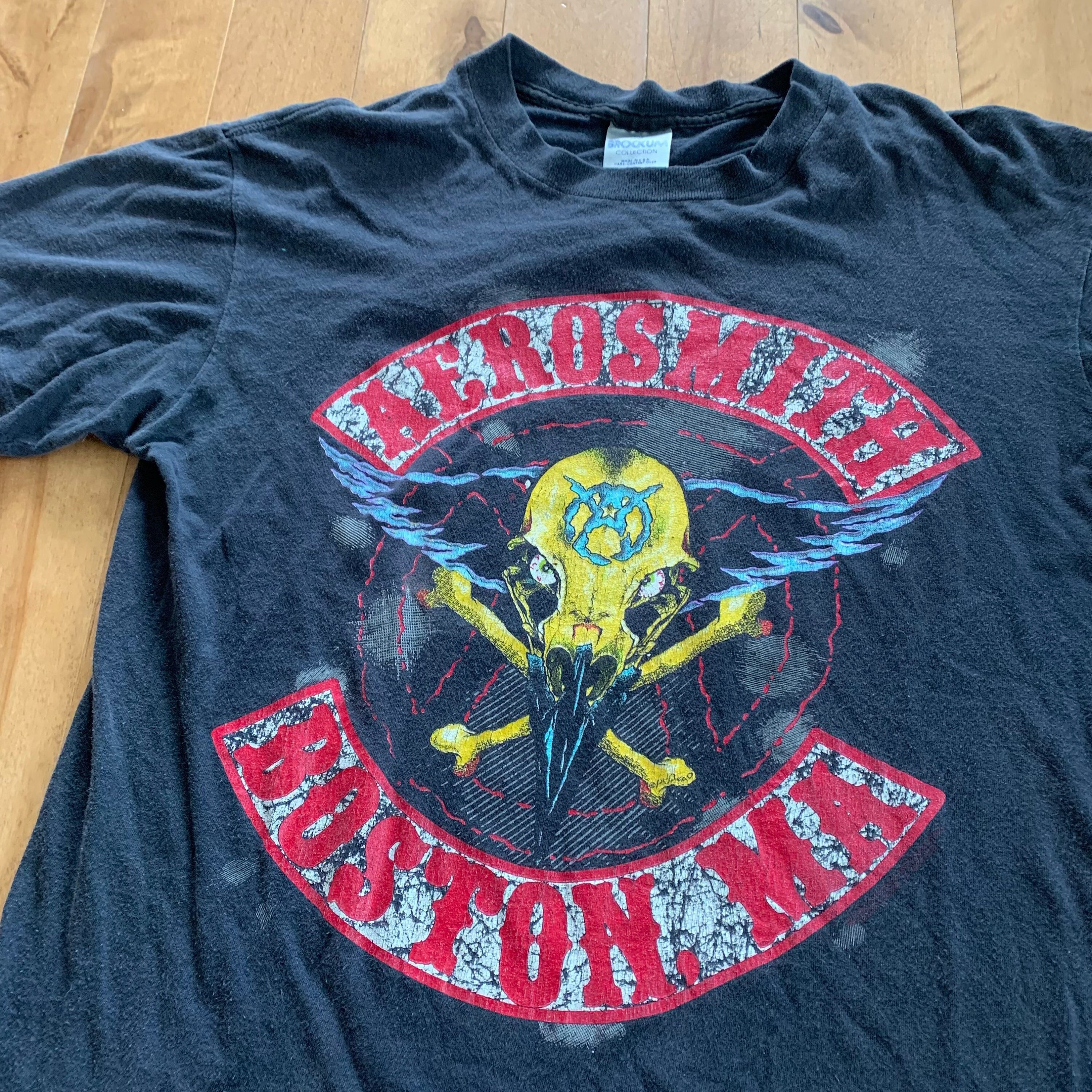 1989 Rare Aerosmith Pump Pushead T-shirt Vintage 1980s