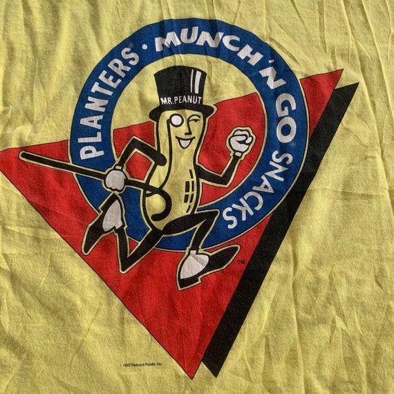 1992 Planters Peanuts Munch 'N Go Snacks 5K Run T… - image 3