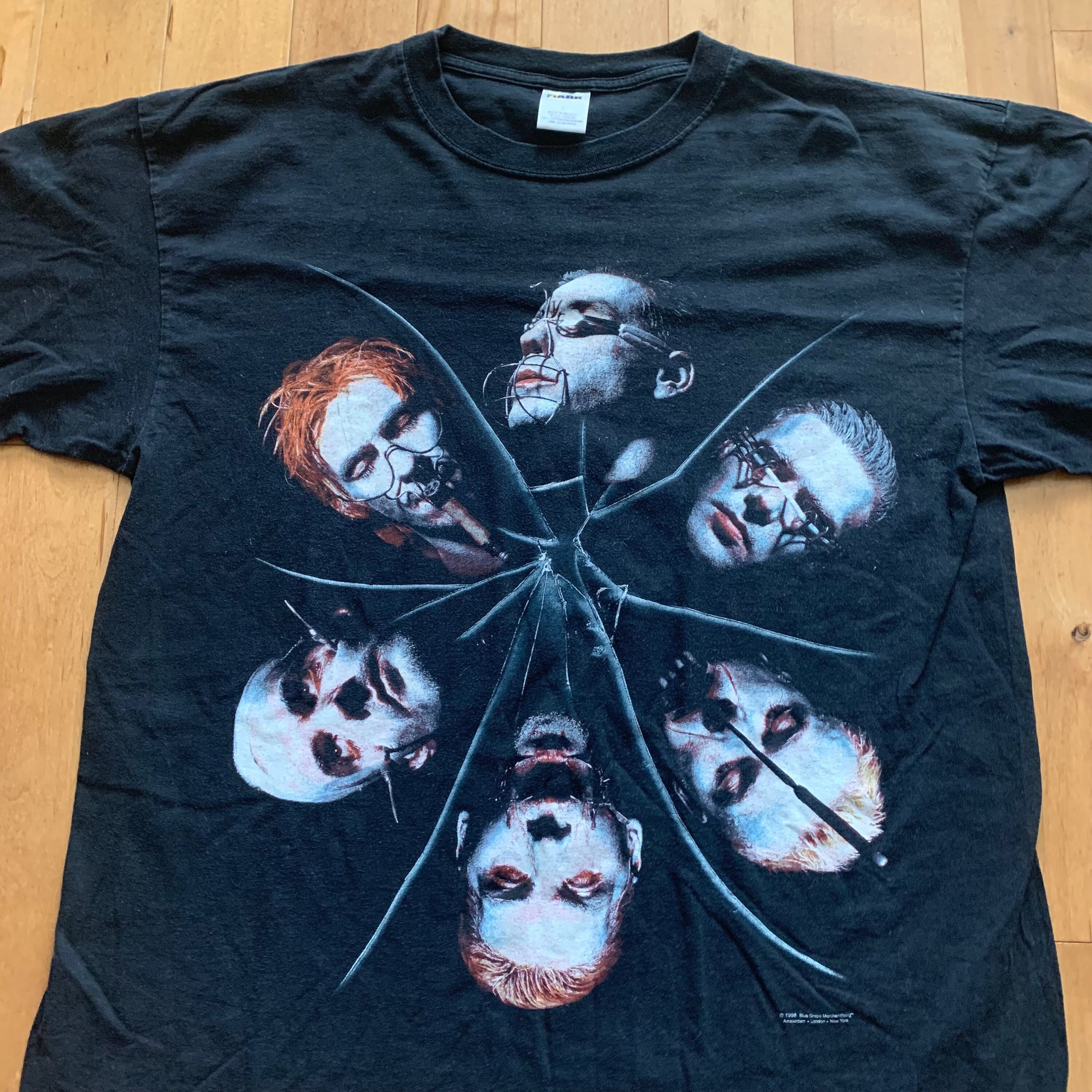 スーパーレア　1998 Rammstein Burning Man TシャツXL