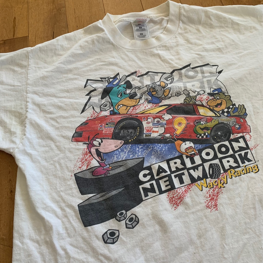 1997 Rare Cartoon Network Wacky Racing T-shirt Vintage 1990s - Etsy