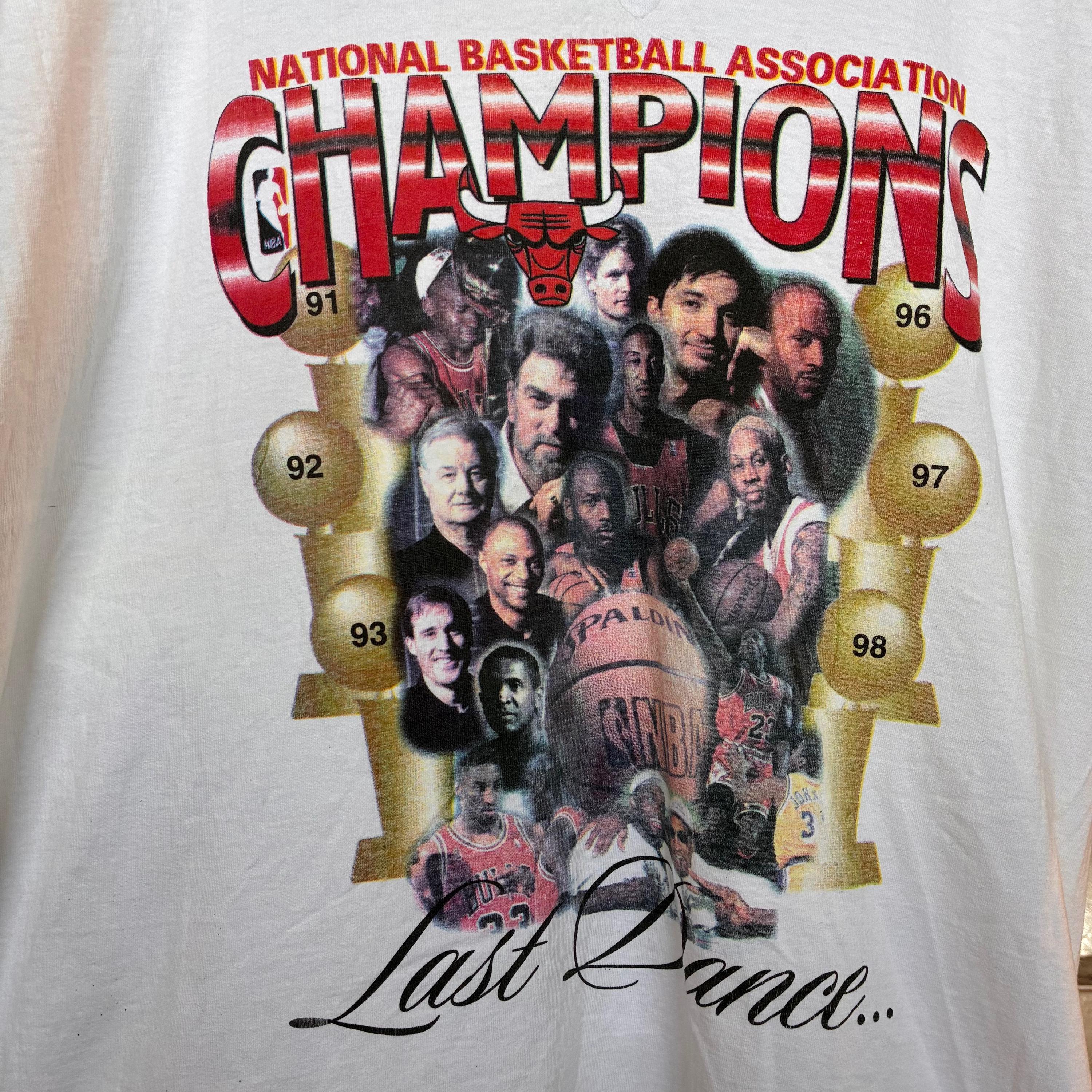 1998年ヴィンテージシカゴブルズNBAチャンピオンTシャツ1990年代