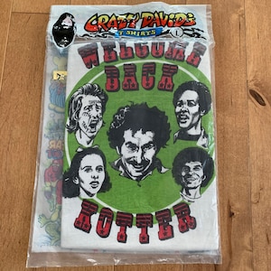 1970s New Old Stock Welcome Back Kotter Deadstock T-shirt NOS Rare 70s Shirt Collectable Movie Television Tee Sitcom Crazy David&#39;s Vintage