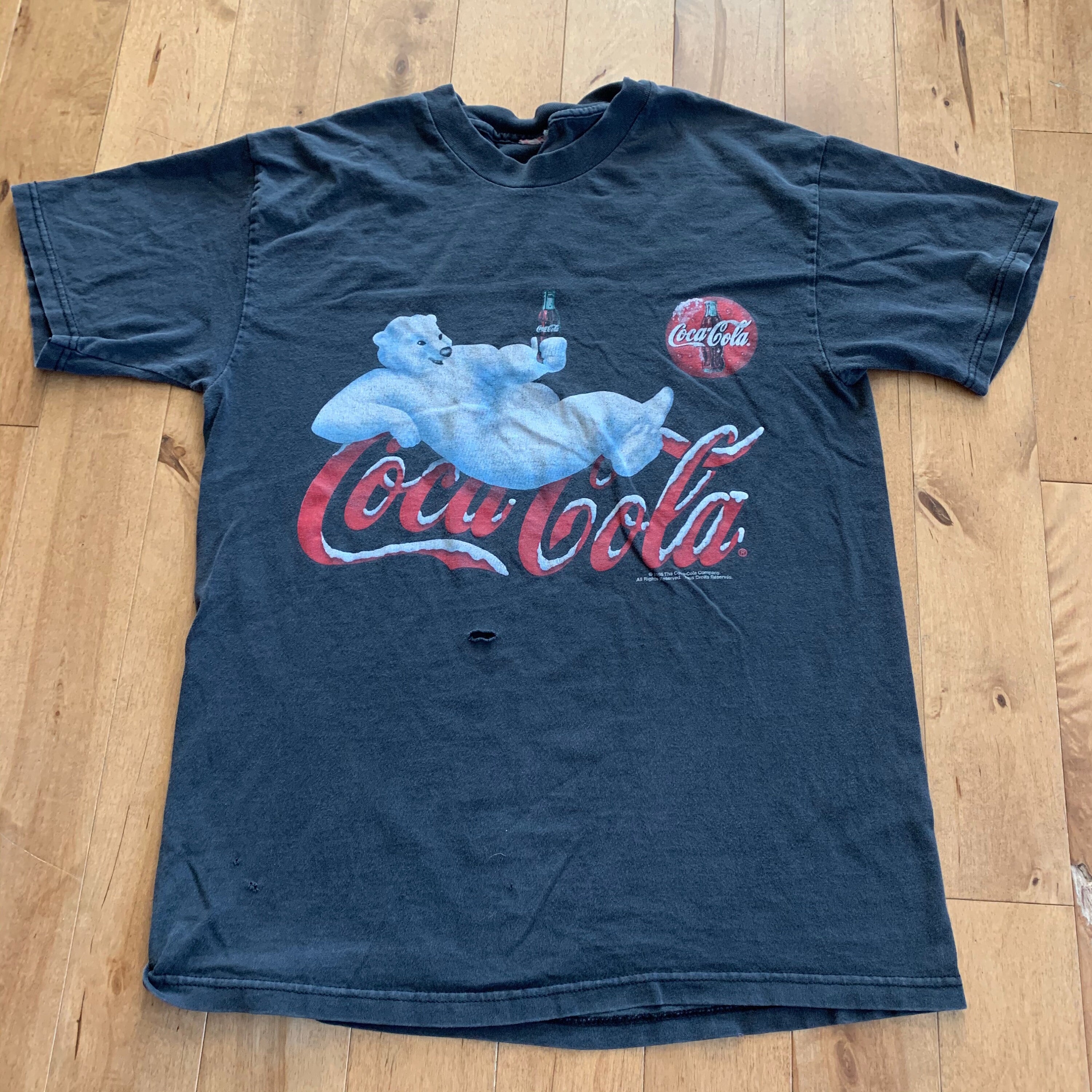 coca cola bear t shirt
