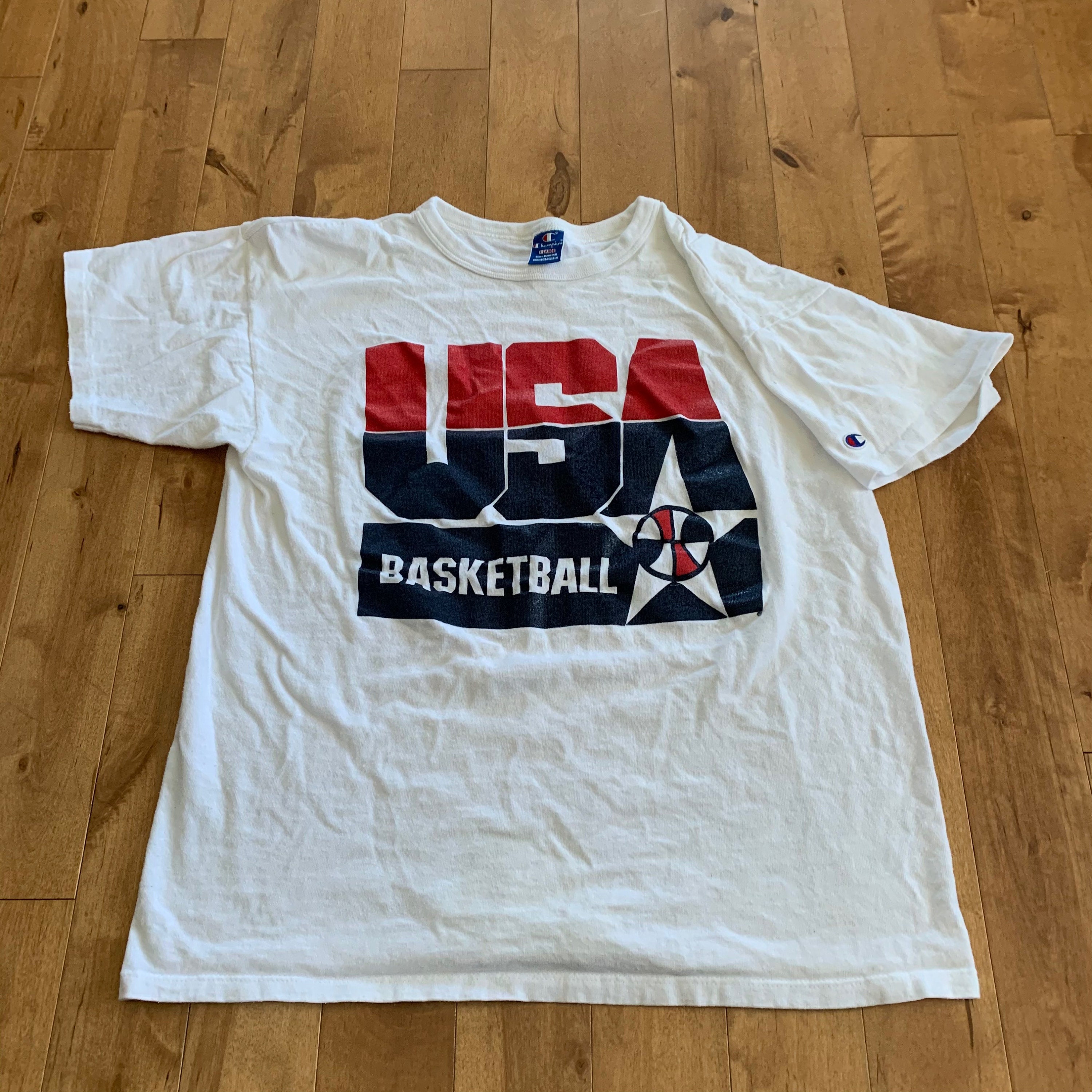 90s USA Basketball Michael Jordan Dream Team t-shirt Youth Large - The  Captains Vintage