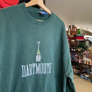 Vintage 1980s Champion Reverse Weave Dartmouth Overdyed