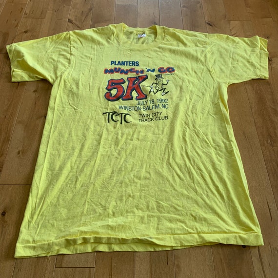 1992 Planters Peanuts Munch 'N Go Snacks 5K Run T… - image 6